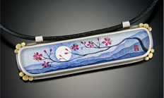 Ananda Khalsa: Plum Blossom Choker Ananda Khalsa: Plum Blossom Choker